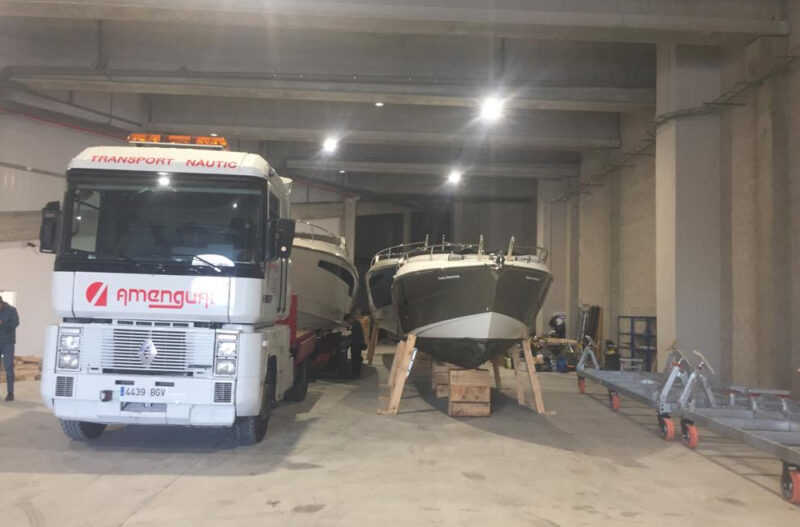 yacht tender storage