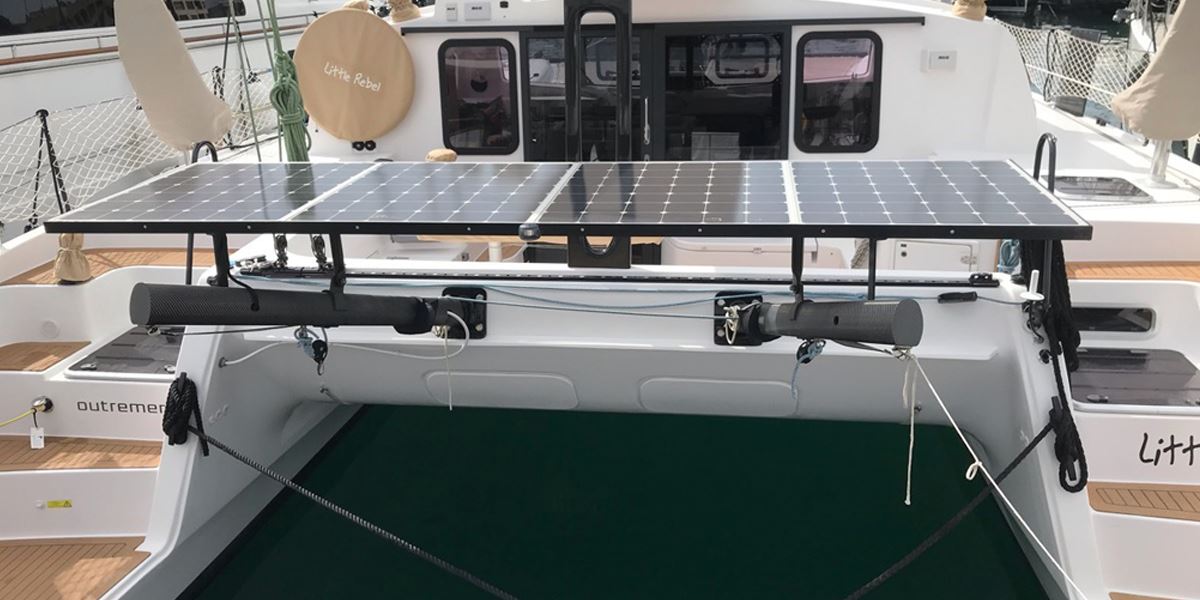 solar panels on yachts